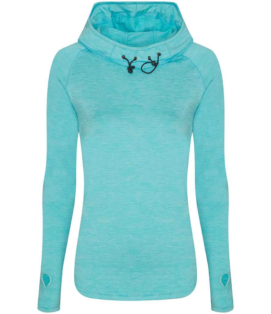 AWDis Ladies Cool Cowl Neck Top | Ocean Melange