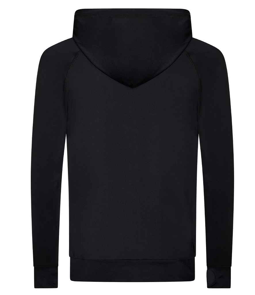 AWDis Cool Contrast Zoodie | Jet Black