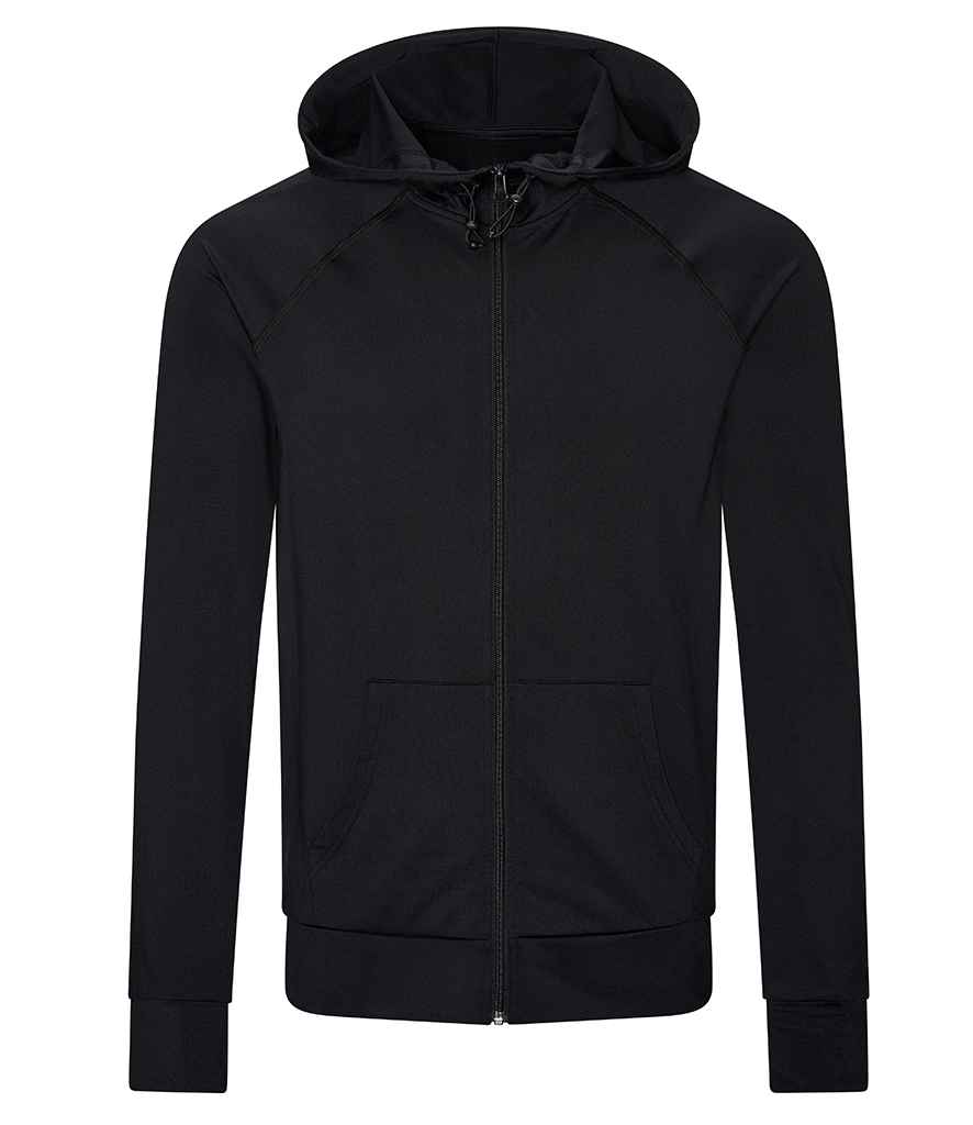 AWDis Cool Contrast Zoodie | Jet Black