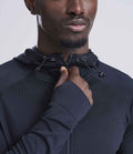 AWDis Cool Contrast Zoodie | Jet Black