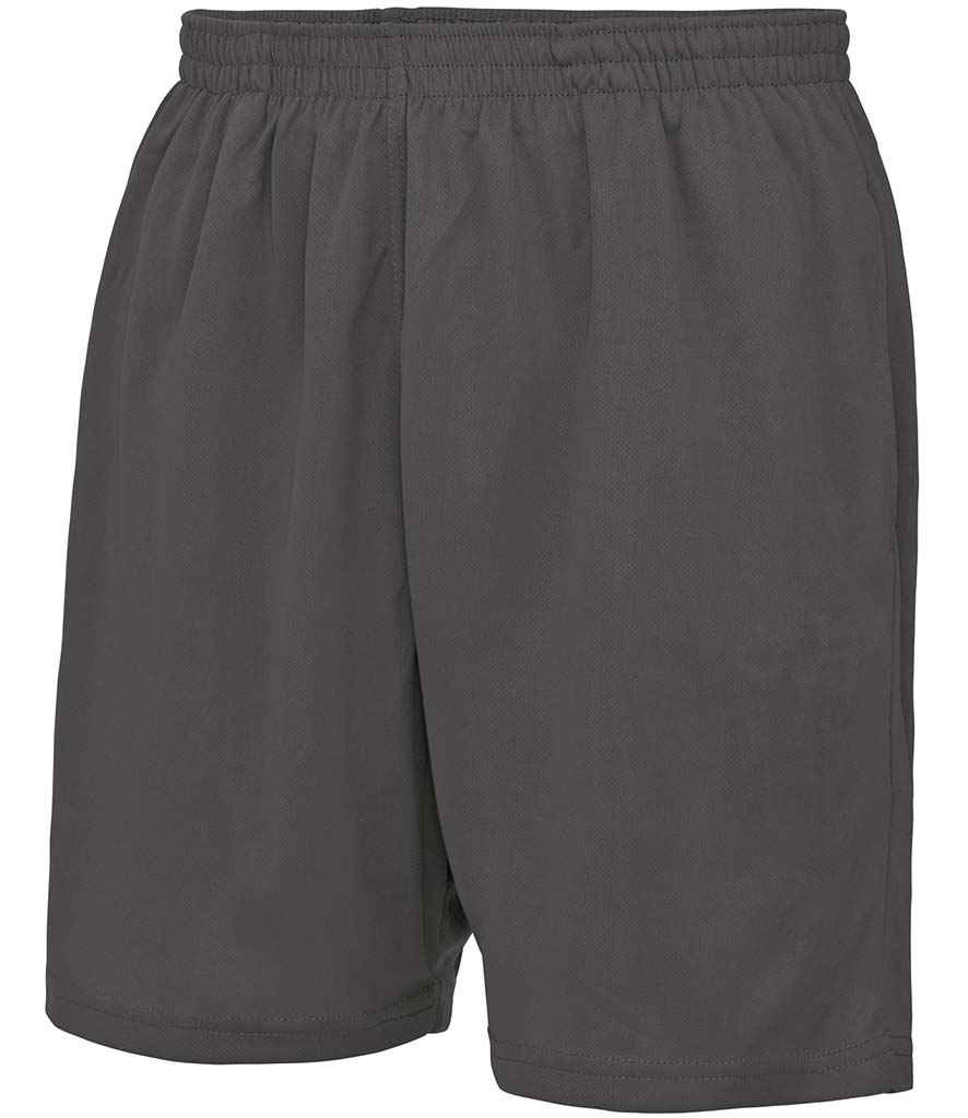 AWDis Cool Mesh Lined Shorts | Charcoal