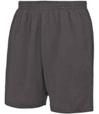 AWDis Cool Mesh Lined Shorts | Charcoal