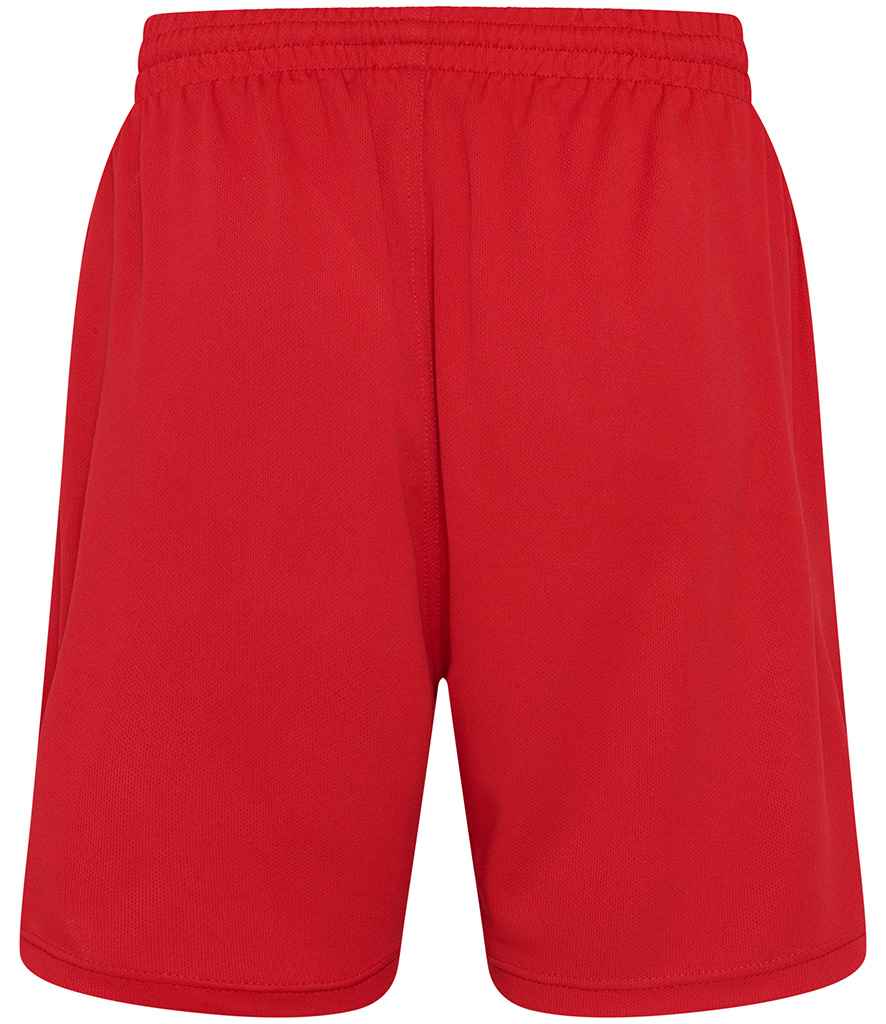 AWDis Cool Mesh Lined Shorts | Fire Red