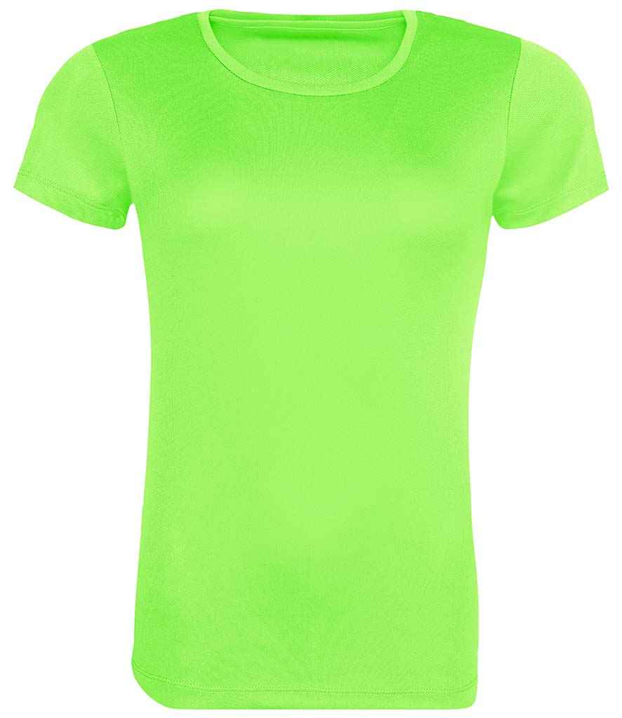 AWDis Ladies Cool Recycled T-Shirt | Electric Green
