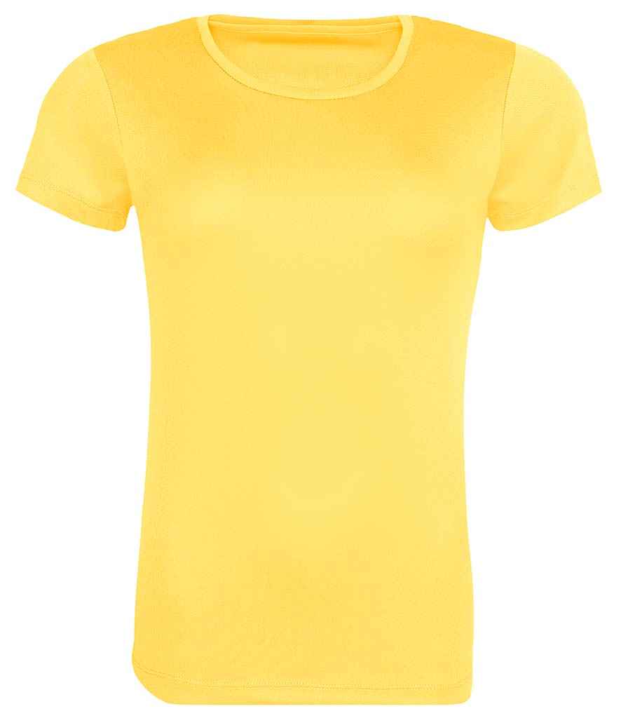 AWDis Ladies Cool Recycled T-Shirt | Sun Yellow
