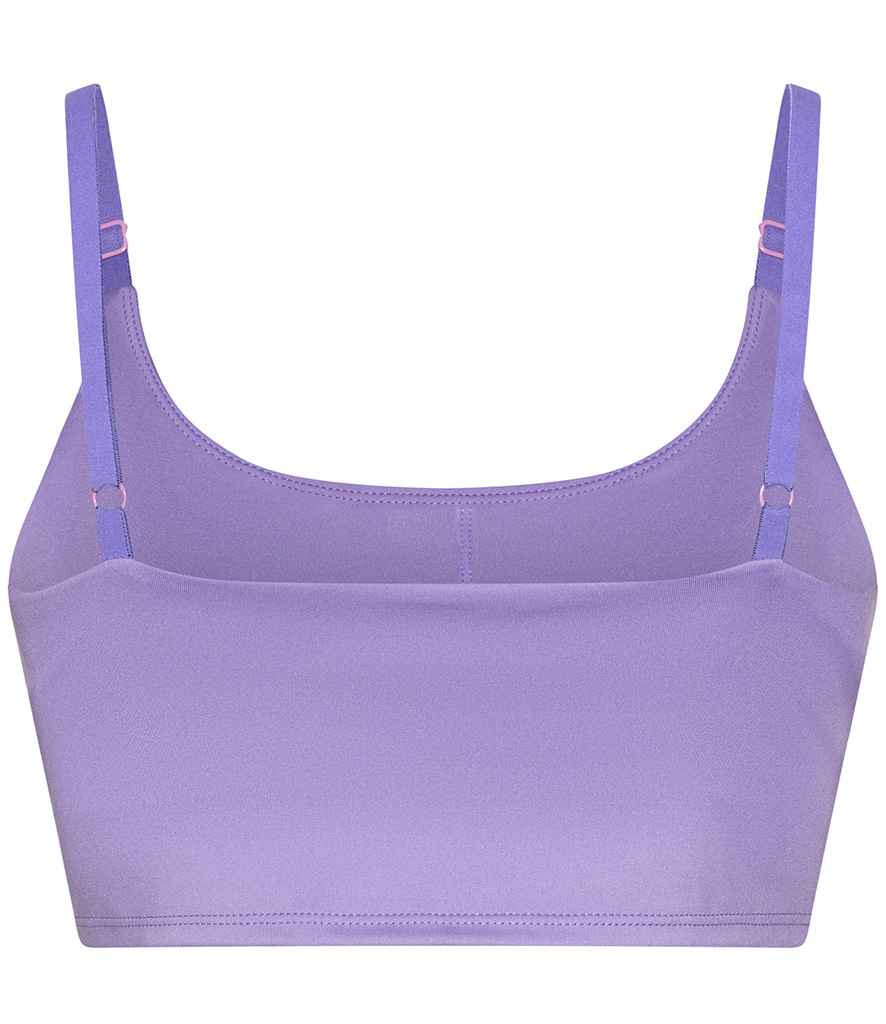 AWDis Ladies Cool Recycled Tech Sports Bra | Digital Lavender