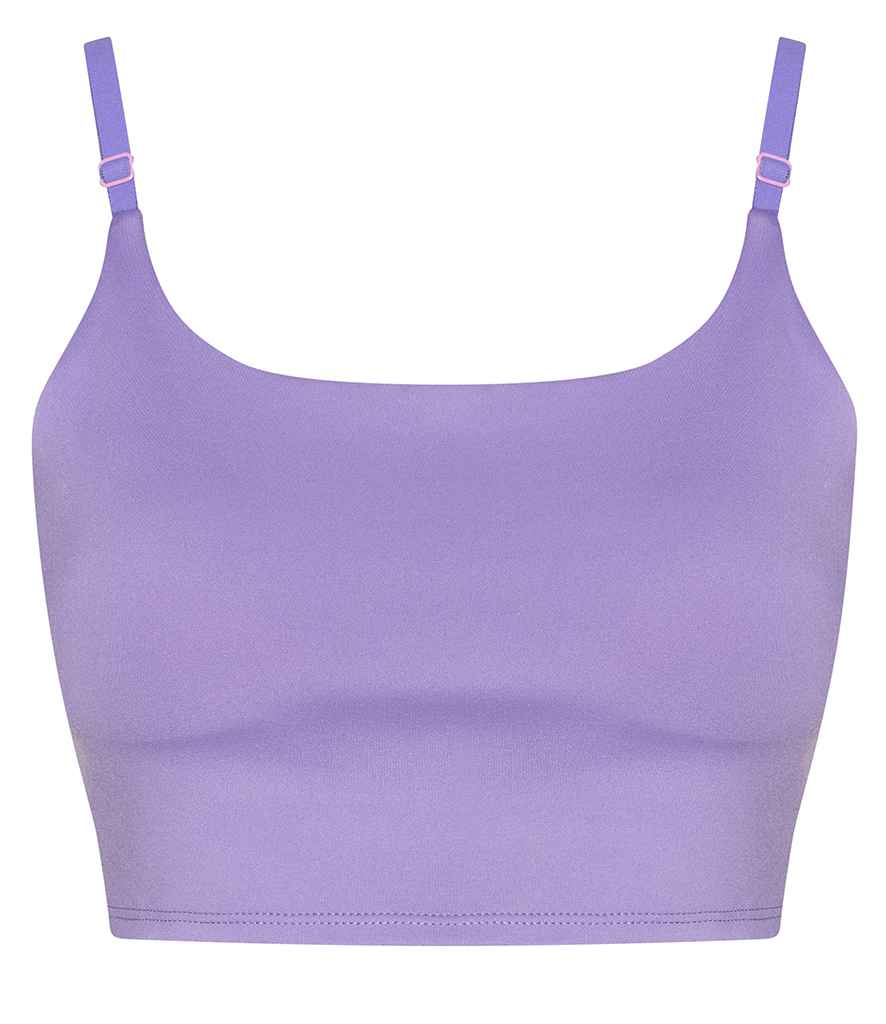 AWDis Ladies Cool Recycled Tech Sports Bra | Digital Lavender