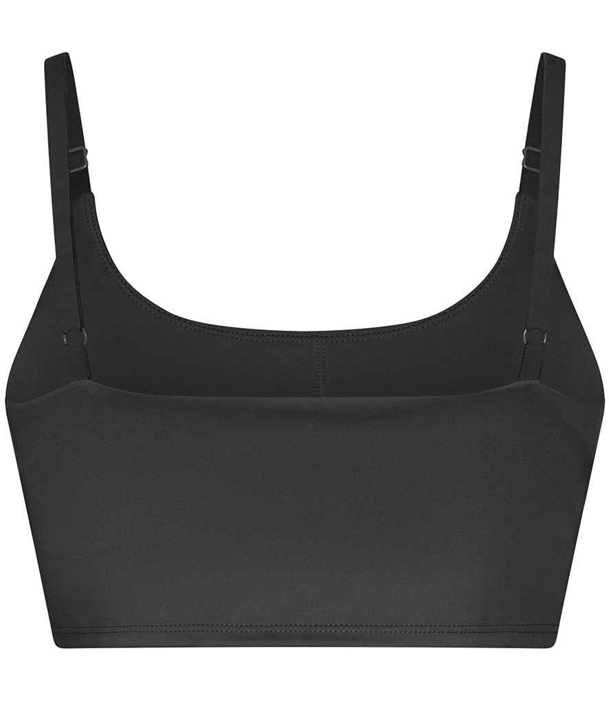 AWDis Ladies Cool Recycled Tech Sports Bra | Jet Black