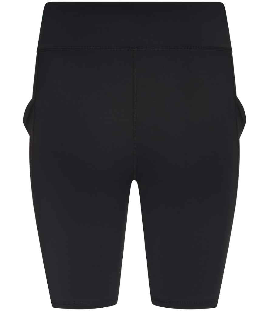 AWDis Cool Ladies Recycled Cool-Flex™ Tech Shorts | Jet Black