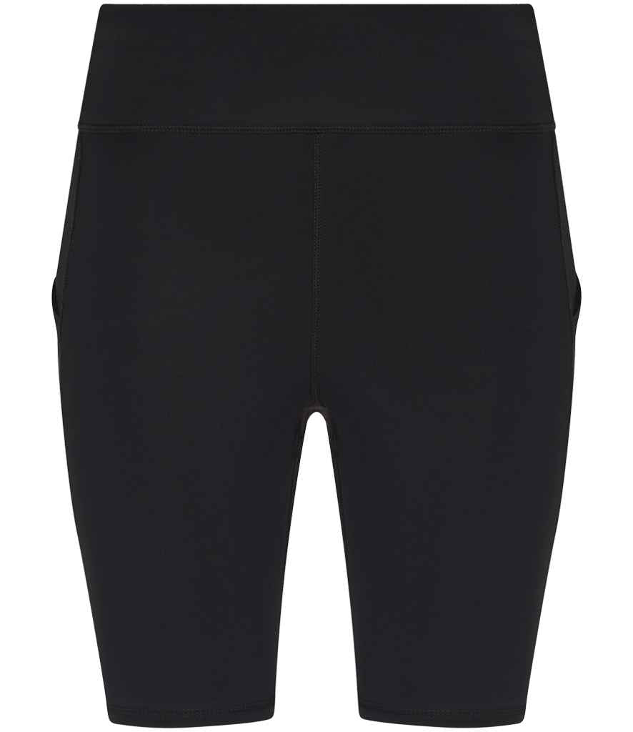 AWDis Cool Ladies Recycled Cool-Flex™ Tech Shorts | Jet Black