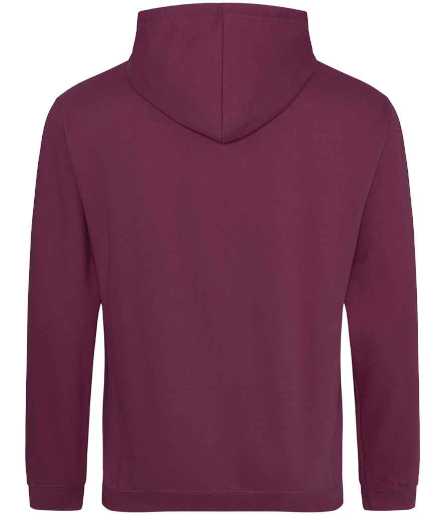 AWDis College Hoodie | Burgundy Smoke