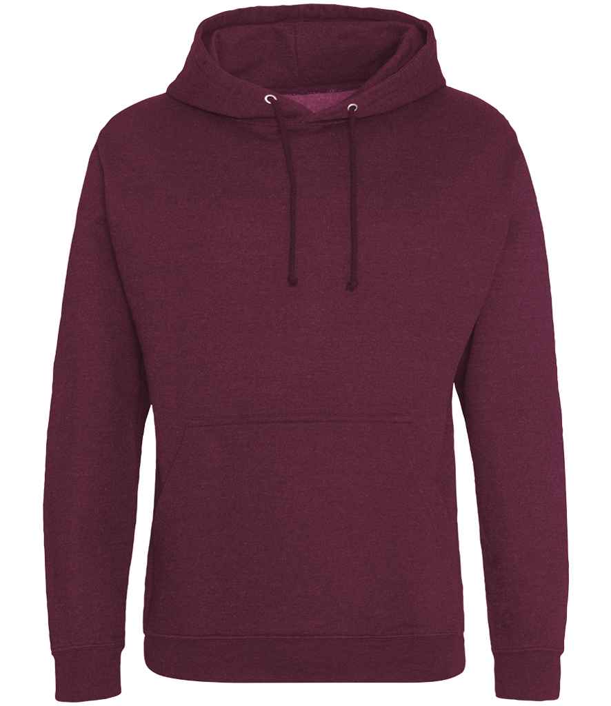 AWDis College Hoodie | Burgundy Smoke