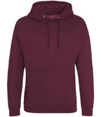 AWDis College Hoodie | Burgundy Smoke