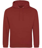 AWDis College Hoodie | Brick Red