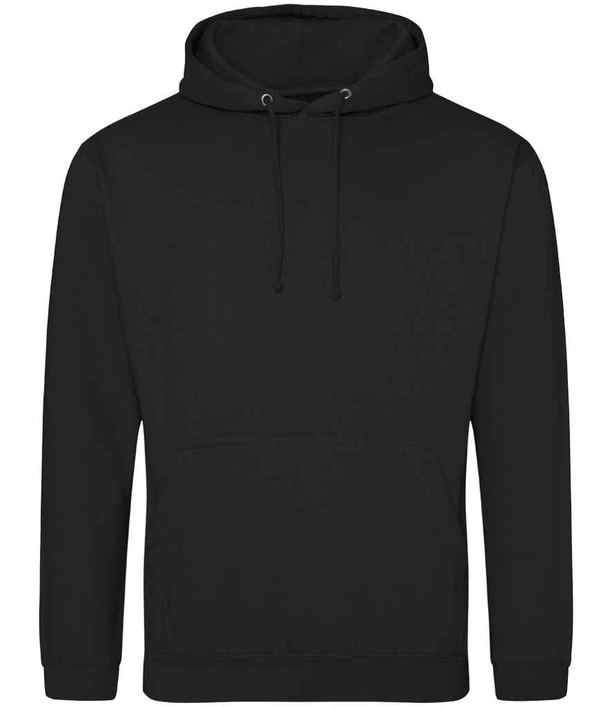 AWDis College Hoodie | Deep Black