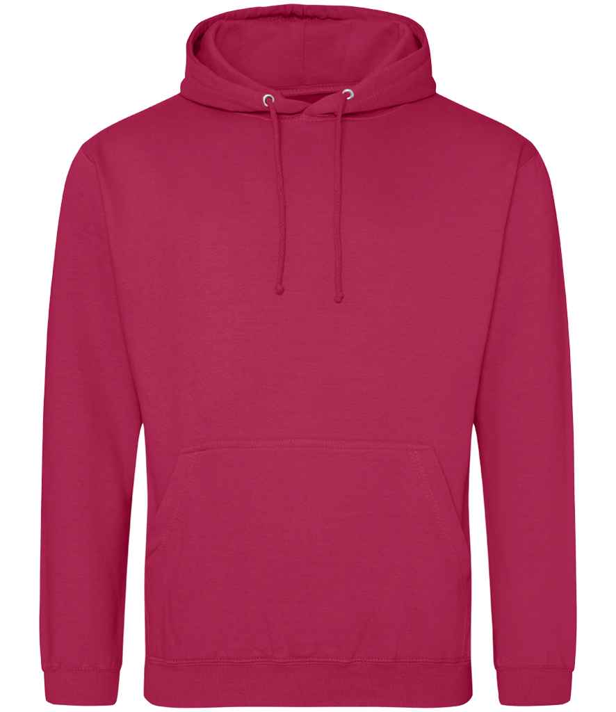 AWDis College Hoodie | Lipstick Pink