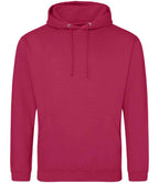AWDis College Hoodie | Lipstick Pink