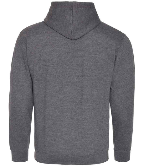 JH003 Charcoal/Heather Grey Back