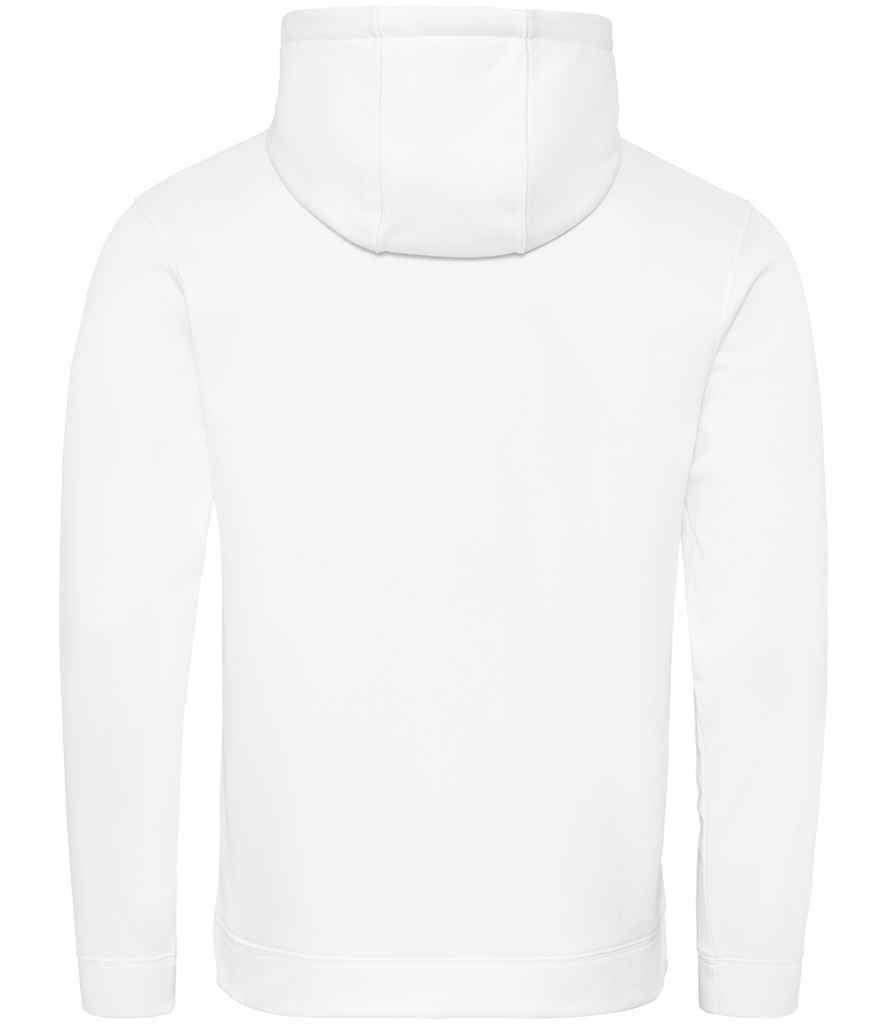 AWDis Sports Polyester Hoodie | Arctic White