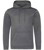 AWDis Sports Polyester Hoodie | Steel Grey