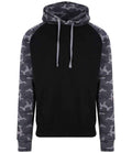 JH009 Solid Black/Black Camo Front