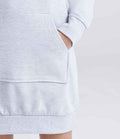 AWDis Ladies Hoodie Dress | Heather Grey