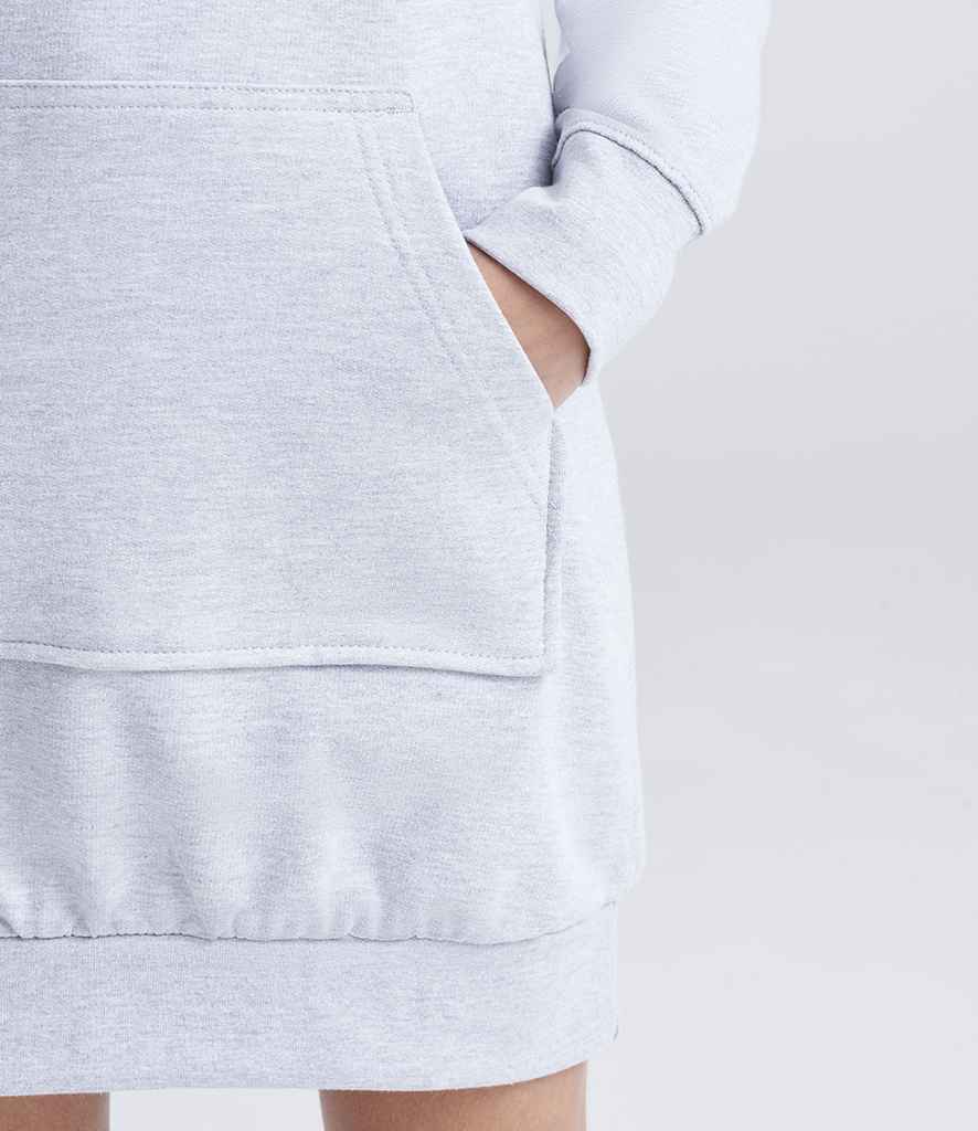 AWDis Ladies Hoodie Dress | Heather Grey