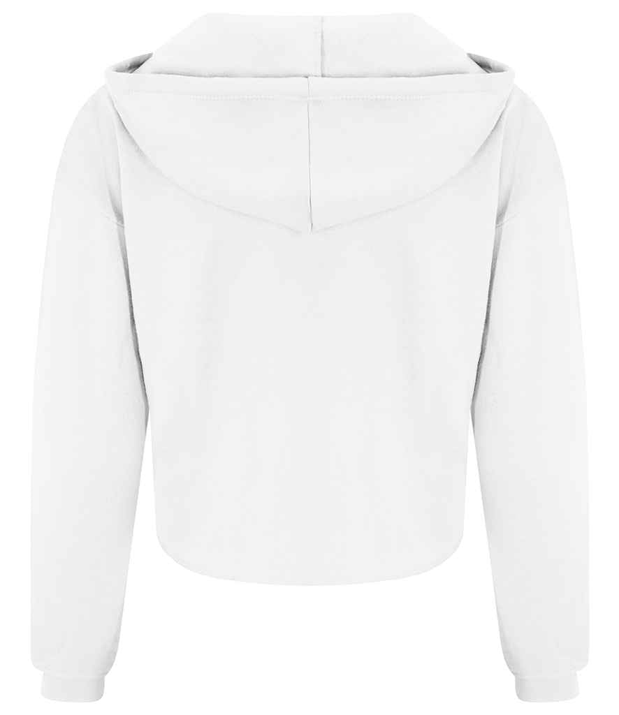 AWDis Ladies Cropped Hoodie | Arctic White