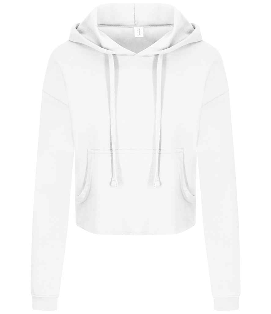 AWDis Ladies Cropped Hoodie | Arctic White