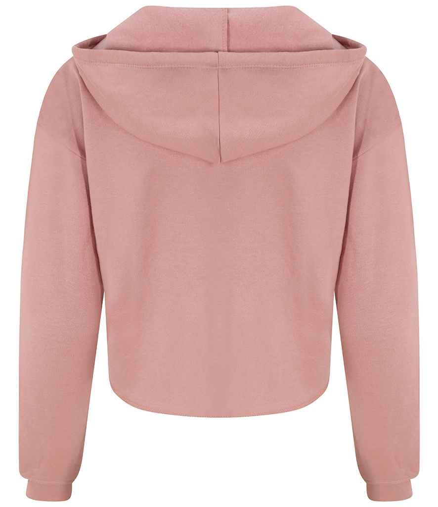 AWDis Ladies Cropped Hoodie | Dusty Pink