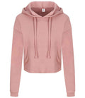 AWDis Ladies Cropped Hoodie | Dusty Pink