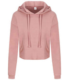 AWDis Ladies Cropped Hoodie | Dusty Pink
