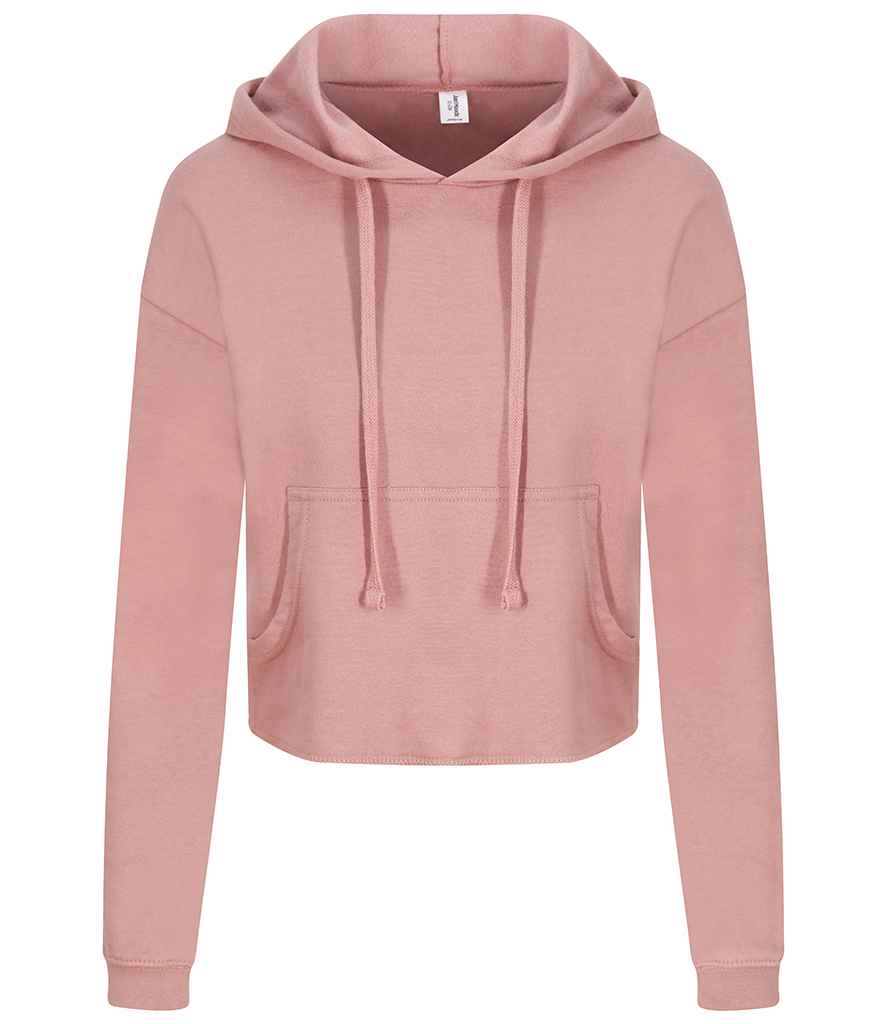 AWDis Ladies Cropped Hoodie | Dusty Pink