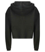 AWDis Ladies Cropped Hoodie | Jet Black