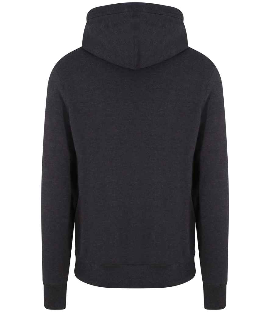 AWDis Cross Neck Hoodie | Black Smoke
