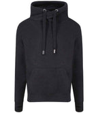 AWDis Cross Neck Hoodie | Black Smoke