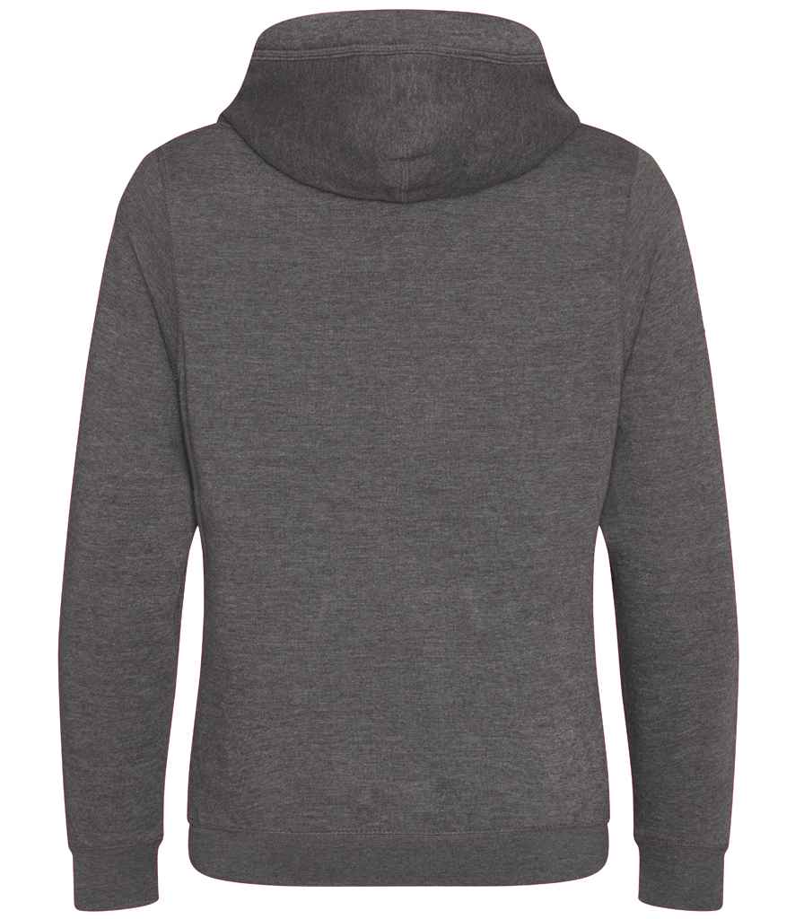 AWDis Cross Neck Hoodie | Charcoal
