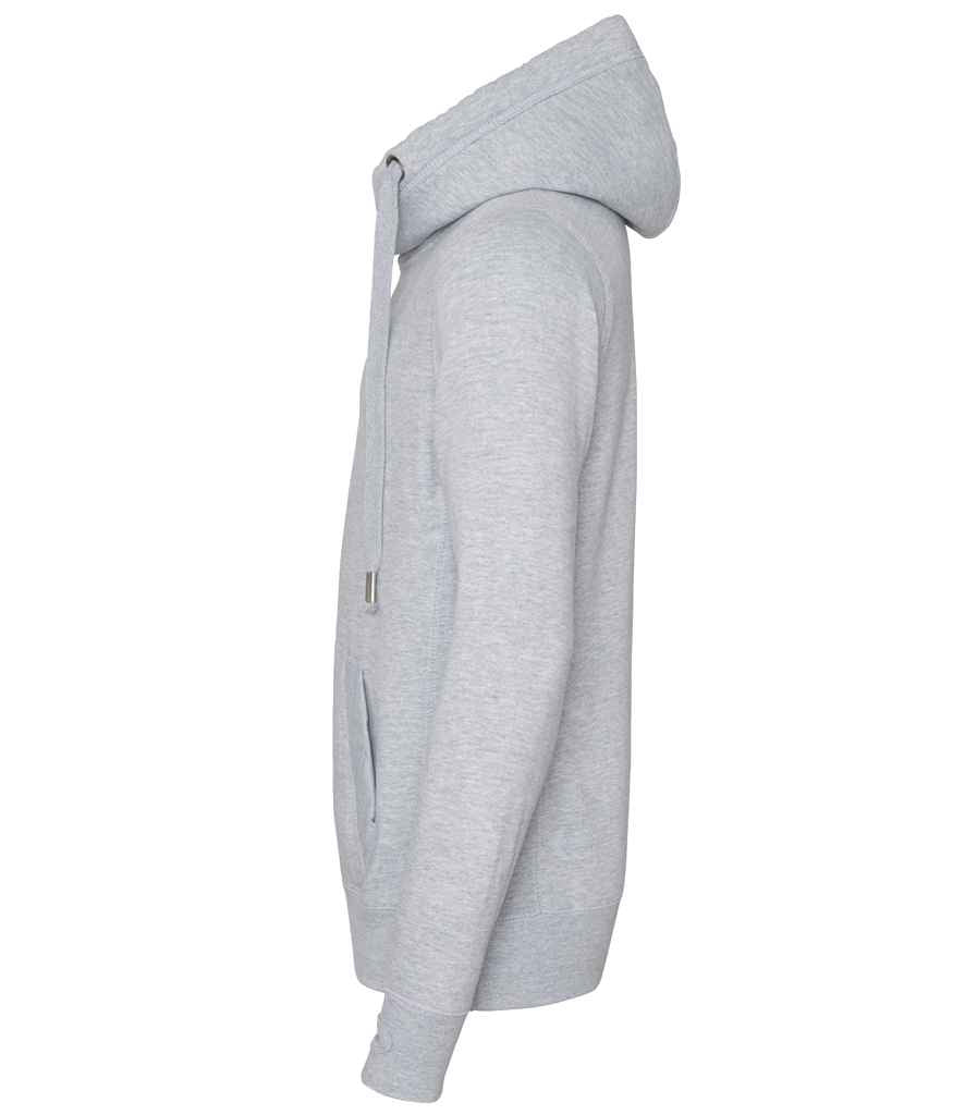 AWDis Cross Neck Hoodie | Heather Grey
