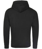 AWDis Cross Neck Hoodie | Jet Black