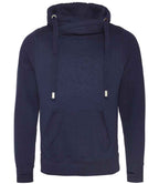 AWDis Cross Neck Hoodie | Oxford Navy