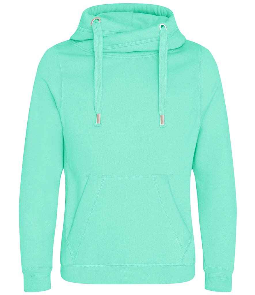 AWDis Cross Neck Hoodie | Peppermint