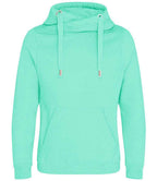 AWDis Cross Neck Hoodie | Peppermint
