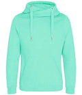 AWDis Cross Neck Hoodie | Peppermint