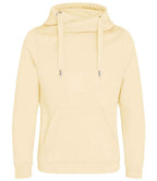 AWDis Cross Neck Hoodie | Vanilla Milkshake
