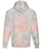 AWDis Tie-Dye Hoodie | Grey Pink Marble