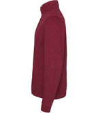 AWDis Sophomore Zip Neck Sweatshirt | Burgundy