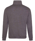 AWDis Sophomore Zip Neck Sweatshirt | Charcoal