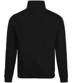 AWDis Sophomore Zip Neck Sweatshirt | Deep Black
