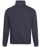 AWDis Sophomore Zip Neck Sweatshirt | New French Navy