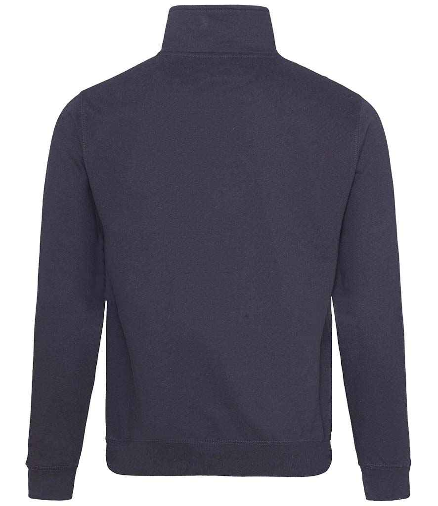 AWDis Sophomore Zip Neck Sweatshirt | New French Navy